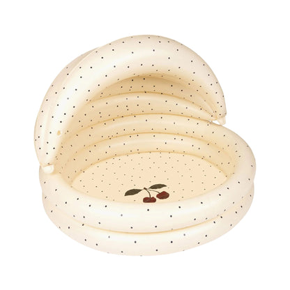 Konges Sløjd Pool With Canopy 110cm - Navy Dot