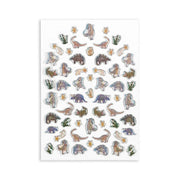 Konges Sløjd Puffy Stickers - Dino
