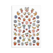 Konges Sløjd Puffy Stickers - Ladybug
