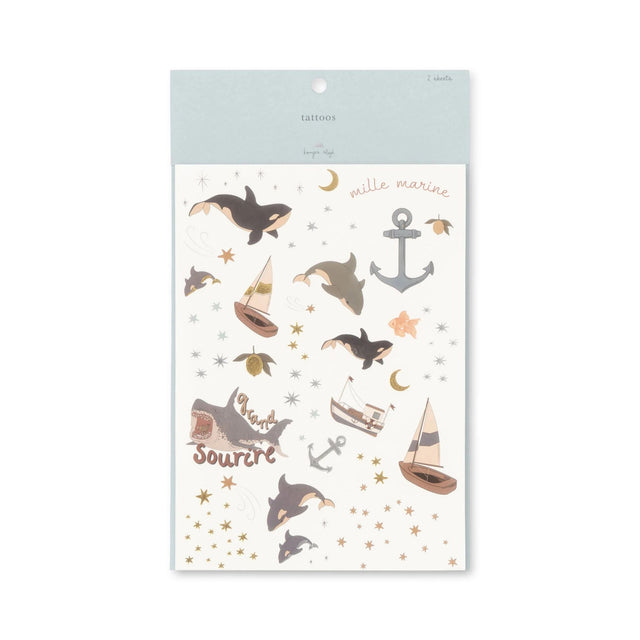 Konges Sløjd Tattoos - Blue