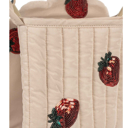 Konges Sløjd Tulle Doll Stroller - Strawberry