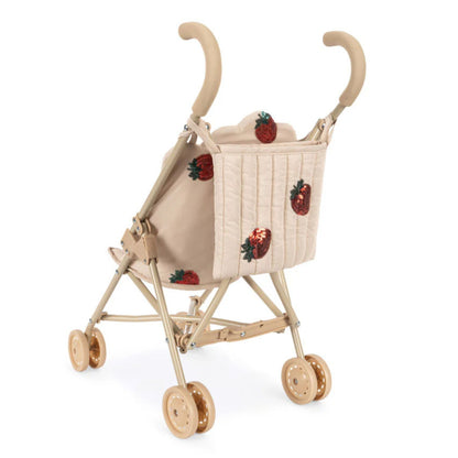 Konges Sløjd Tulle Doll Stroller - Strawberry
