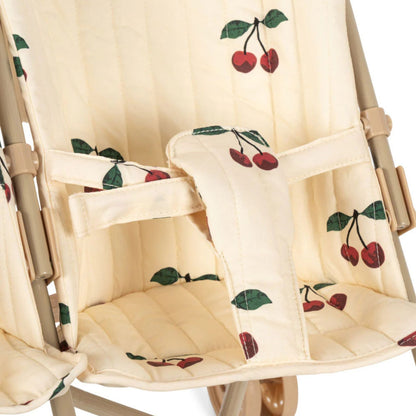 Konges Sløjd Twin Doll Stroller - Cherry