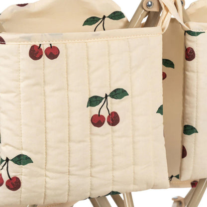Konges Sløjd Twin Doll Stroller - Cherry