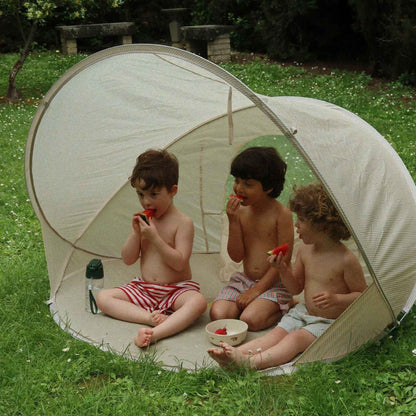 Konges Sløjd UV 50+ Mini Beach Pop Up Tent - Tea Stripe