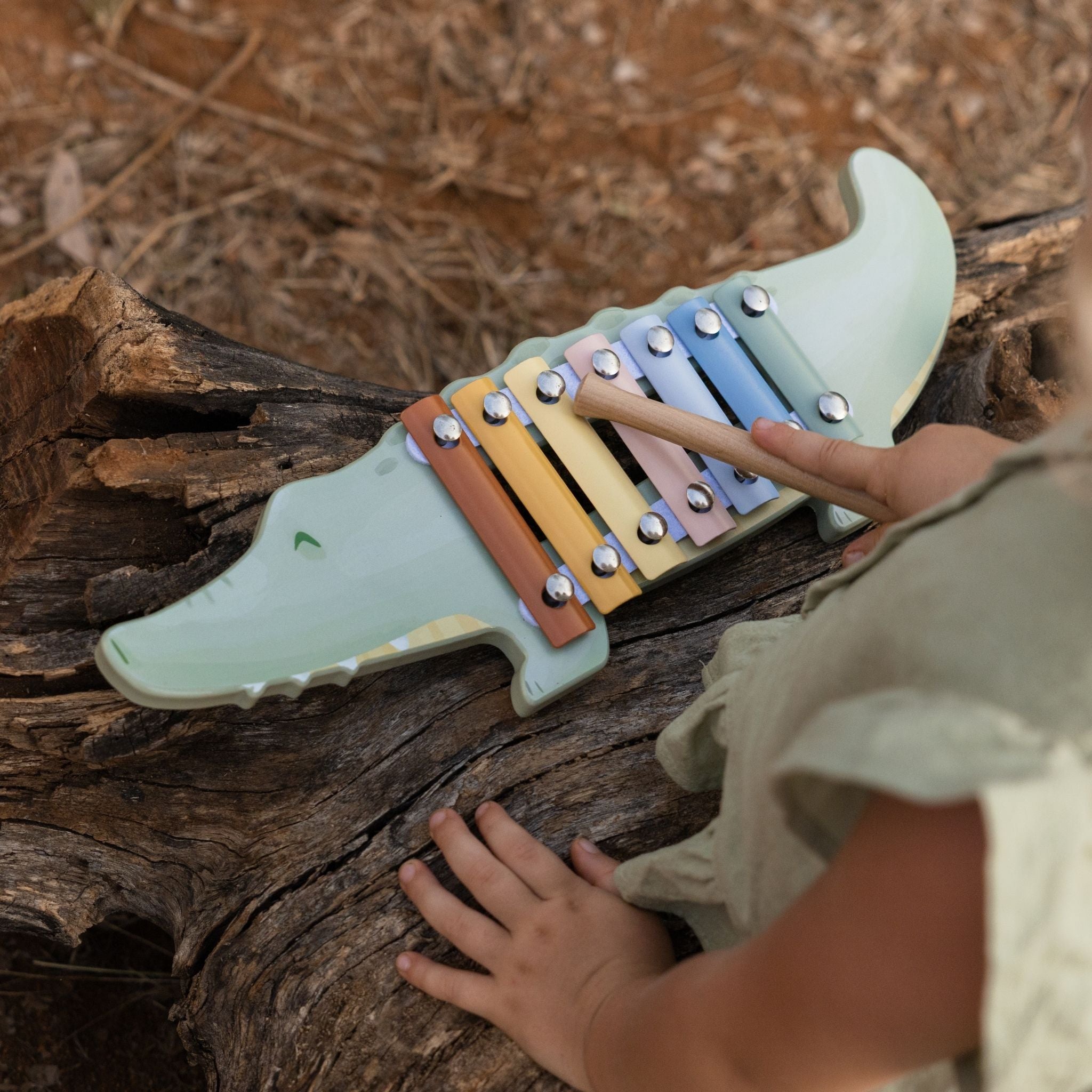 Little Dutch Crocodile Xylophone | Safari Friends | Scandiborn