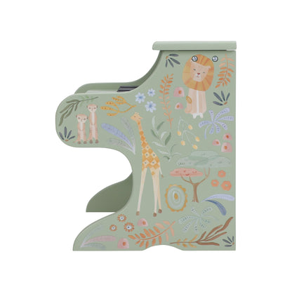 Little Dutch Wooden Piano Green - Safari Friends