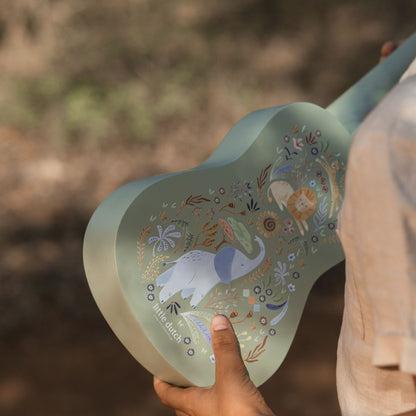 Little Dutch Wooden Green Guitar - Safari Friends