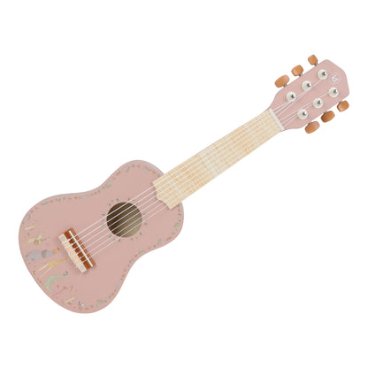 Little Dutch Wooden Pink Guitar - Safari Friends