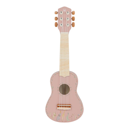 Little Dutch Wooden Pink Guitar - Safari Friends