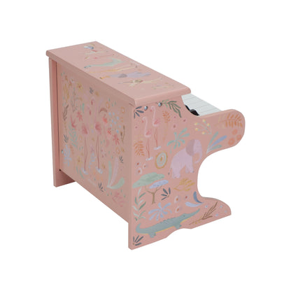 Little Dutch Wooden Piano Pink - Safari Friends