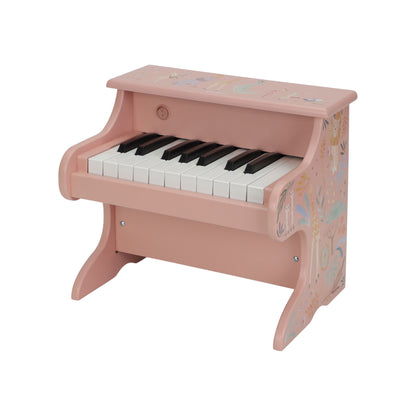 Little Dutch Wooden Piano Pink - Safari Friends