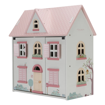 Little Dutch Pink Medium Dolls House With Furniture