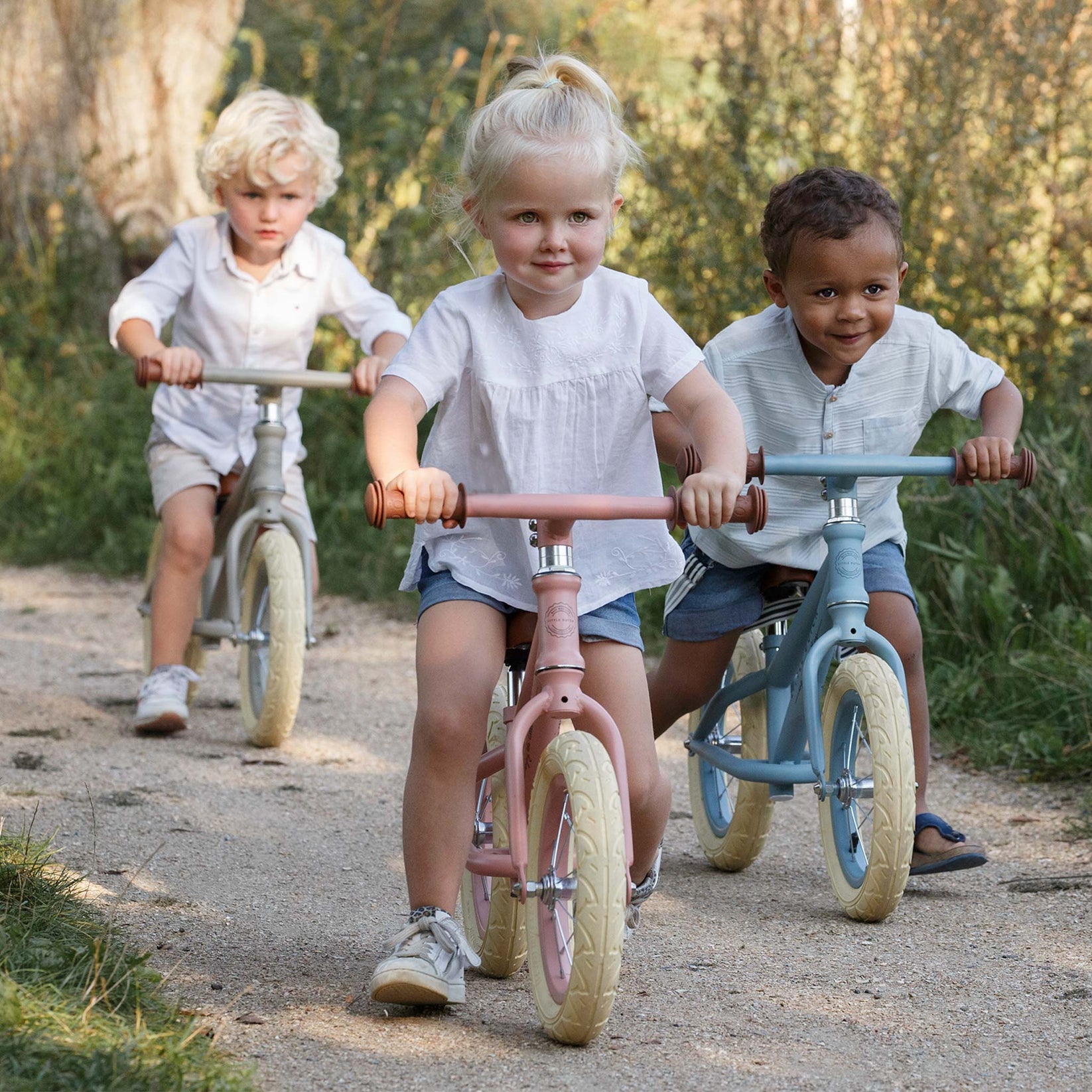Little Dutch Balance Bike in Matte Pink Stylish Kids Bikes Scandiborn
