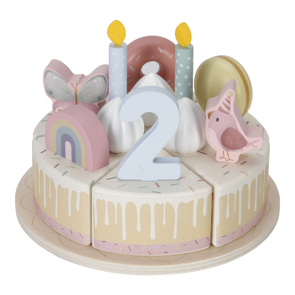 Wooden Birthday Cake