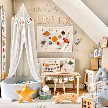 Kid Of The Village Solar System Wall Hanging - Large