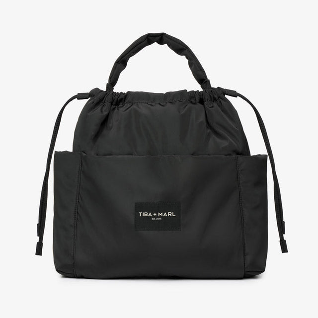 Tiba + Marl Large Luna Drawstring Stroller Bag - Black