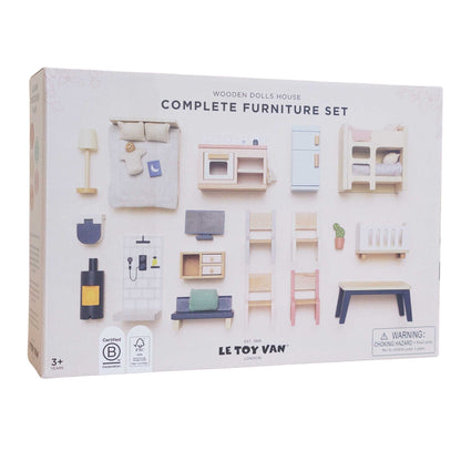 Le Toy Van Complete Dolls House Furniture Set