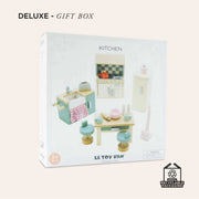 Le Toy Van Dolls House Kitchen Furniture Deluxe Gift Box, featuring