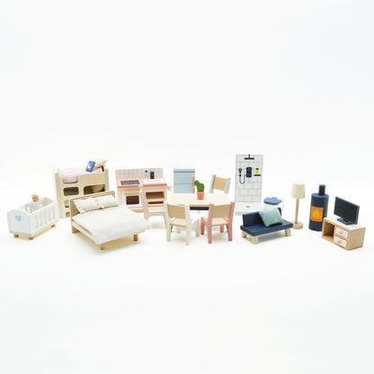 Le Toy Van Complete Dolls House Furniture Set