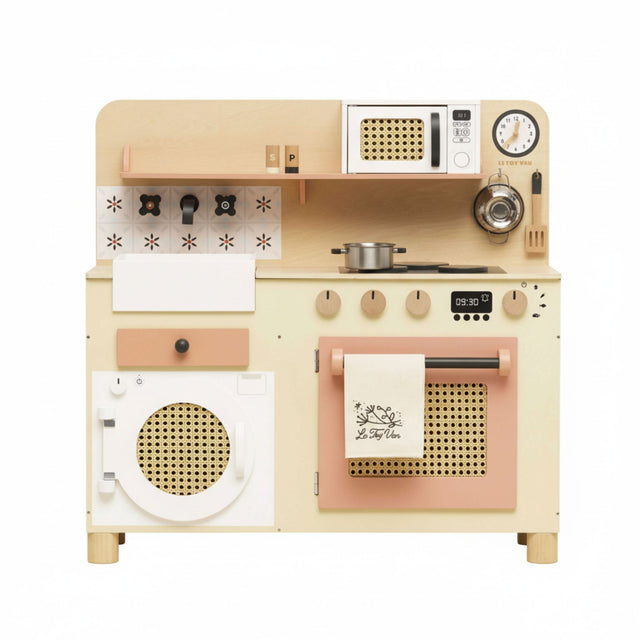Le Toy Van Rattan Family Wooden Play Kitchen