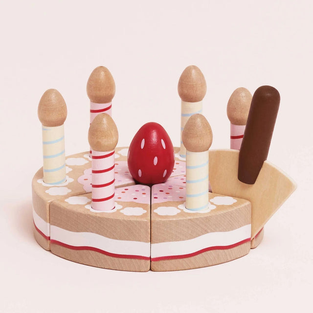Le Toy Van Sliceable Birthday Cake & Candles