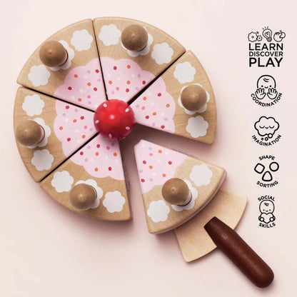 Le Toy Van Sliceable Birthday Cake & Candles