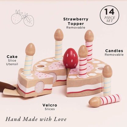 Le Toy Van Sliceable Birthday Cake & Candles