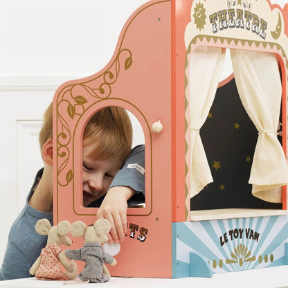 Le Toy Van Tabletop Puppet Wooden Theatre