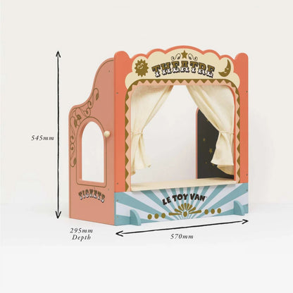 Le Toy Van Tabletop Puppet Wooden Theatre