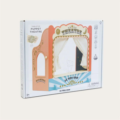 Le Toy Van Tabletop Puppet Wooden Theatre