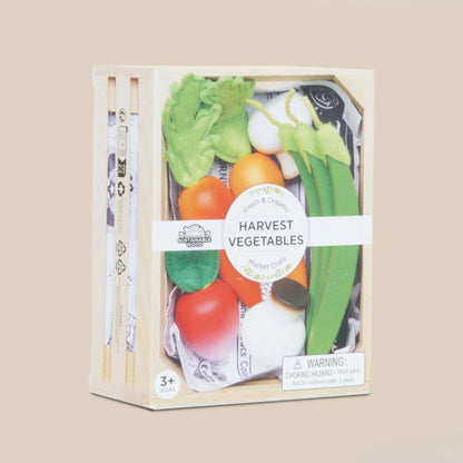 Le Toy Van Wooden Harvest Vegetables Food Crate