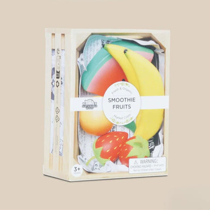 Le Toy Van Smoothie Fruit Wooden Market Crate