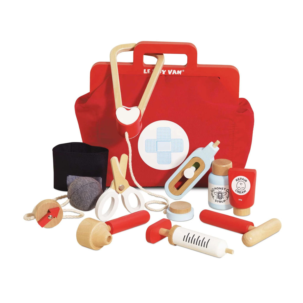 Vintage Wooden Doctors Kit
