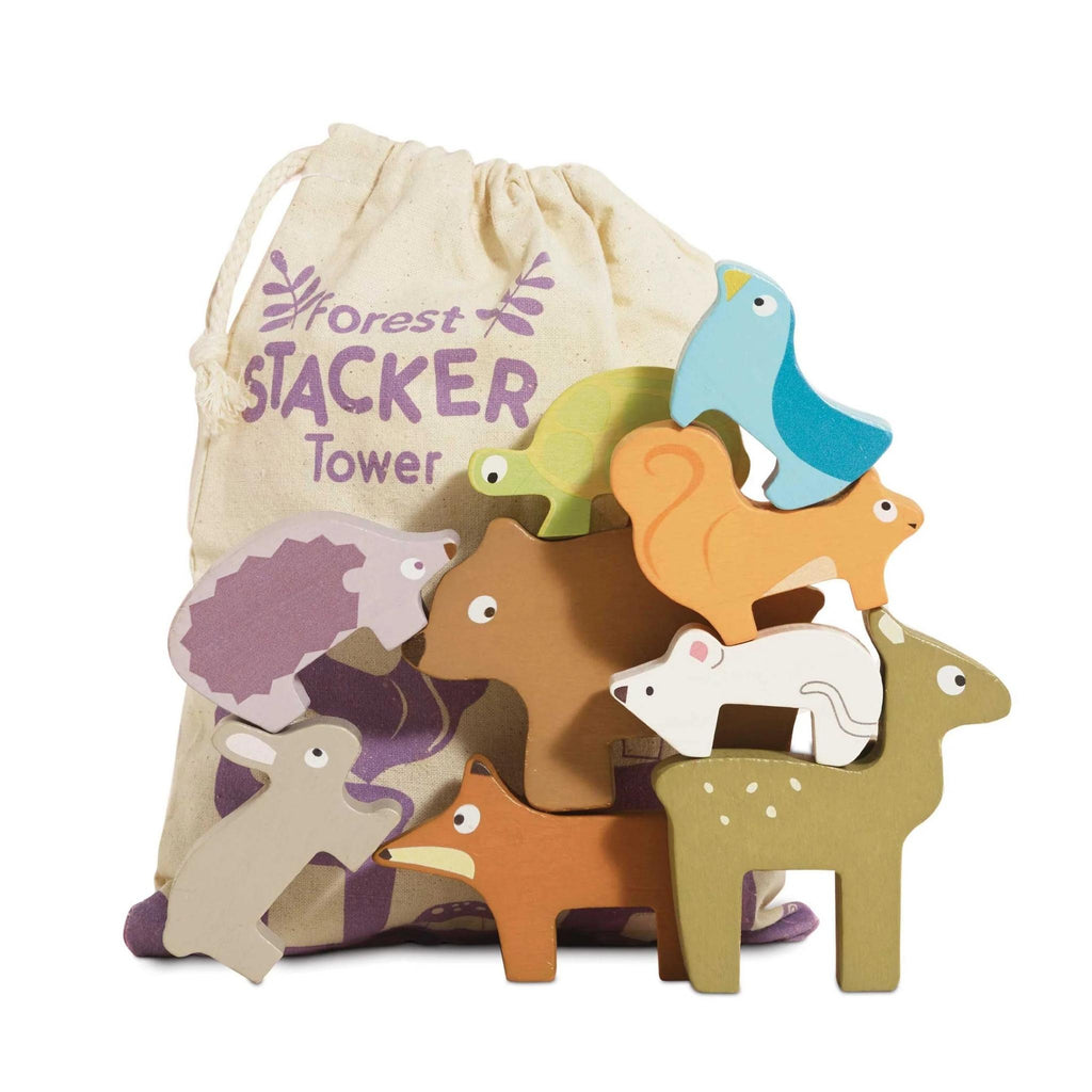 Woodland Stacking Animals