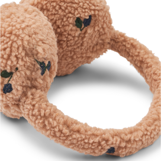 Liewood Albero Pile Earmuffs - Berry / Pale Tuscany