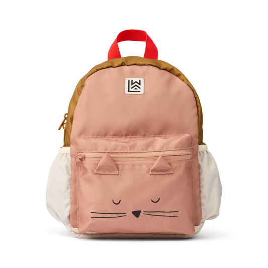 Liewood Andreas Cat Backpack - Tuscany Rose / Multi Mix