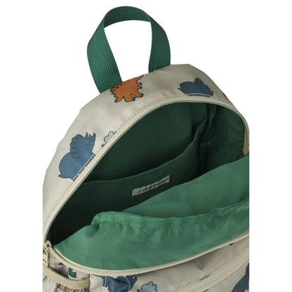 Liewood Andreas Backpack - Dinosaurs / Mist