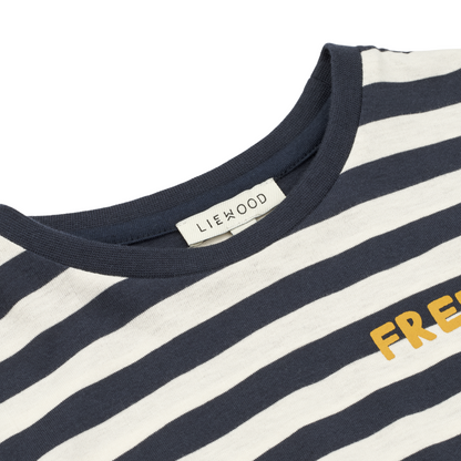 Liewood Apia Longsleeve T-Shirt - Y/D Stripe Classic Navy/Creme De La Creme