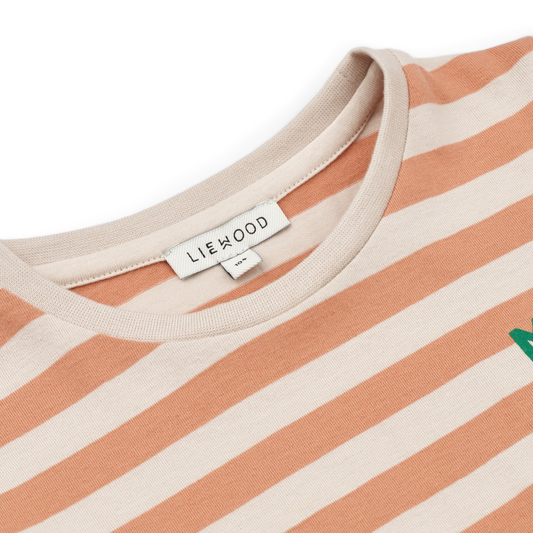 Liewood Apia Longsleeve T-Shirt - Y/D Stripe Tuscany Rose/Sandy