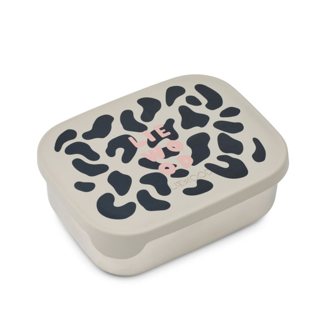 Liewood Arthur Printed Lunchbox - Mega Leo Mist