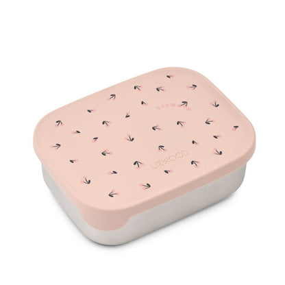 Liewood Arthur Printed Lunchbox - Mini Cherry Heart / Rosey