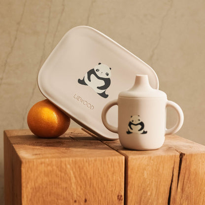 Liewood Arthur Printed Lunchbox - Panda / Sandy