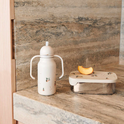 Liewood Arthur Printed Lunchbox - Peach / Sea Shell