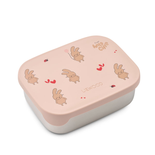 Liewood Arthur Printed Lunchbox - Wild Child / Rosey
