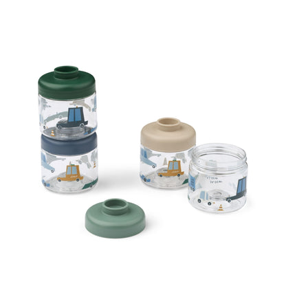 Liewood Dominique Baby Food Boxes - Cars / Sandy