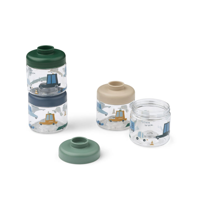 Liewood Dominique Baby Food Boxes - Cars / Sandy