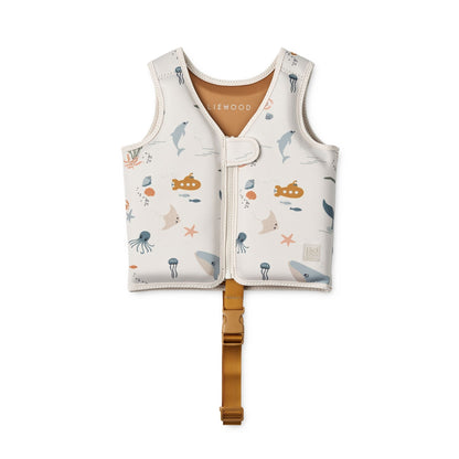 Liewood Dove Swim Vest - Sea Creature / Sandy