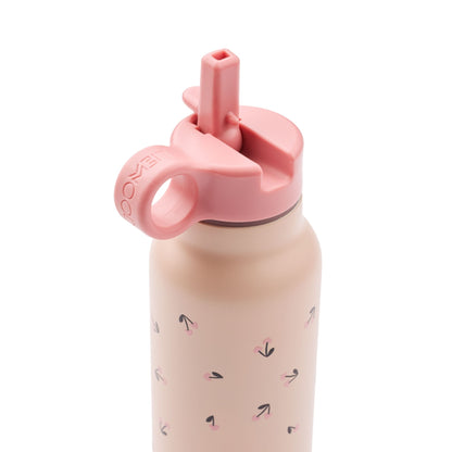 Liewood Falk Water Bottle 350 ml - Mini Cherry Heart / Rosey