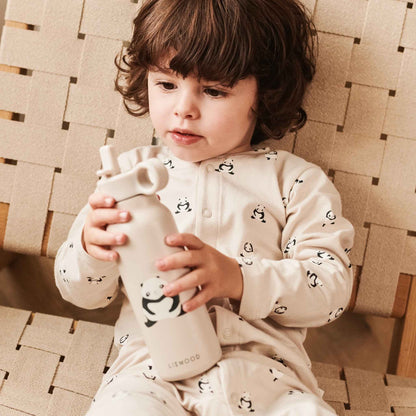 Liewood Falk Water Bottle 350 ml - Panda / Sandy